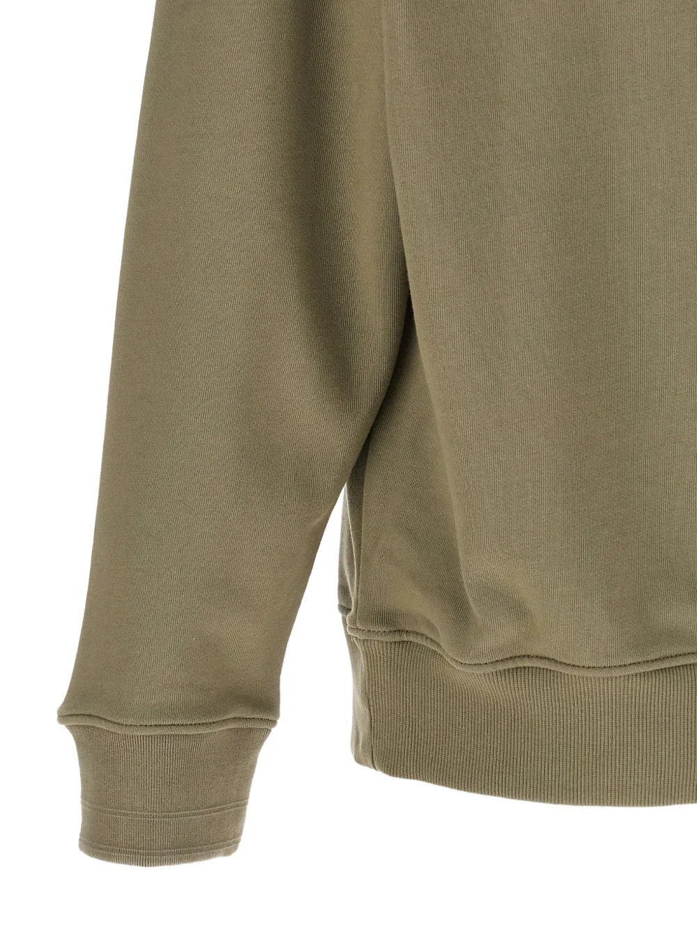C.P. Company half-zip logo-embroidered sweater Groen