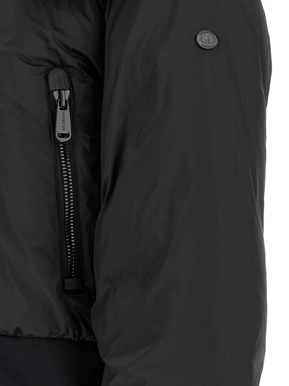 Goldbergh Misake faux-fur collar ski jacket Zwart