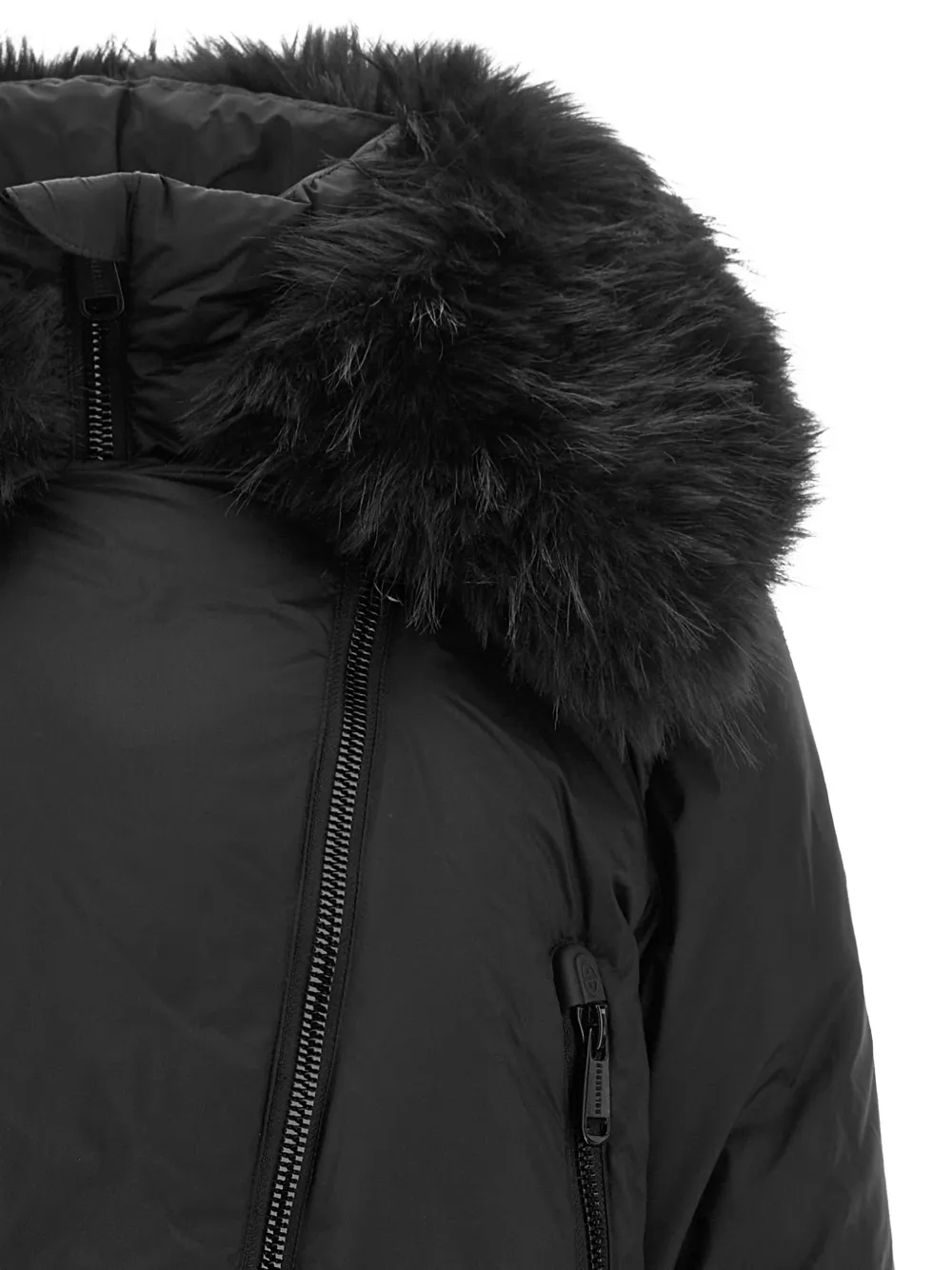 Goldbergh Misake faux-fur collar ski jacket Zwart