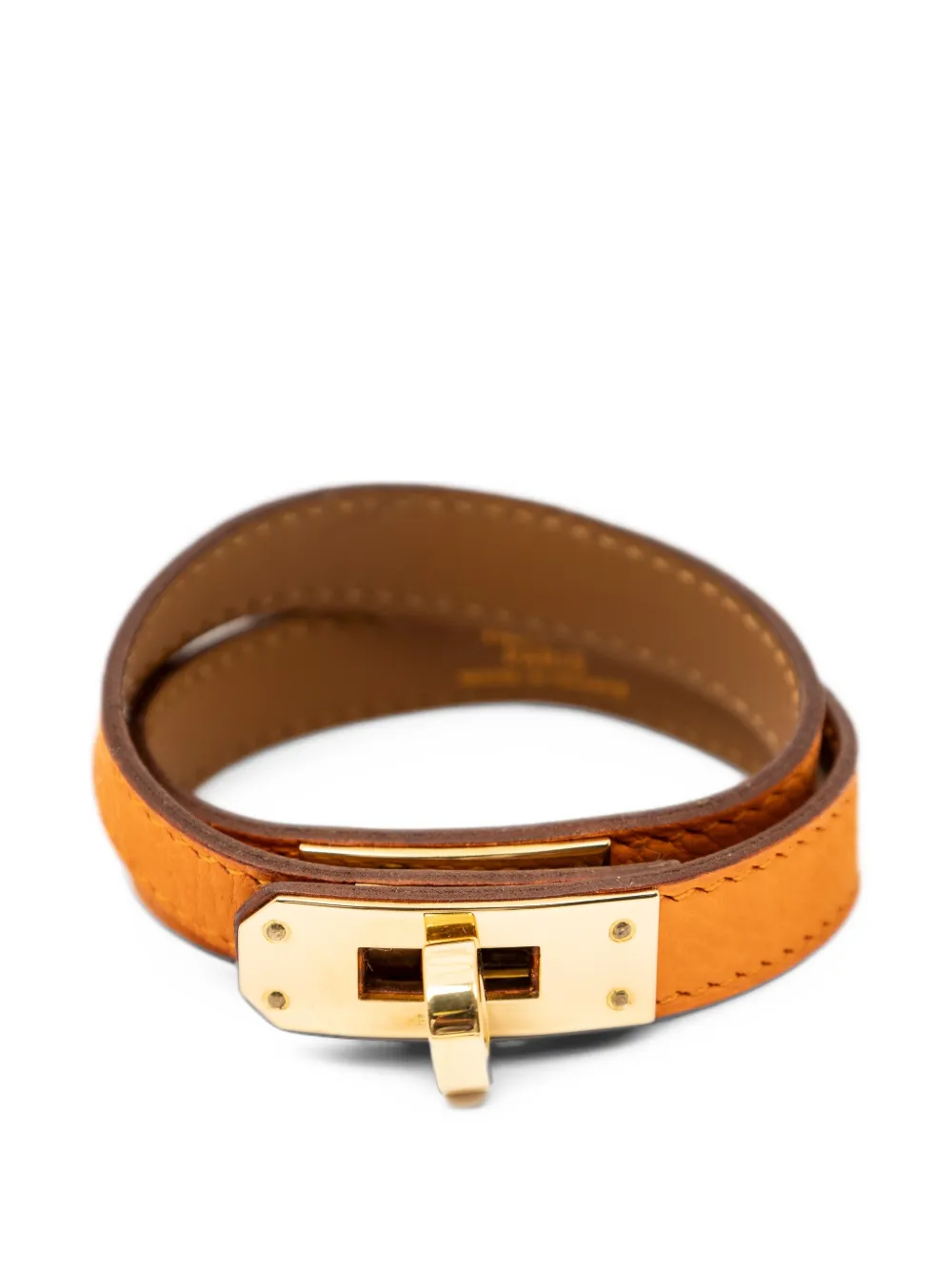 Hermès Pre-Owned Kelly Double Tour bracelet - Orange