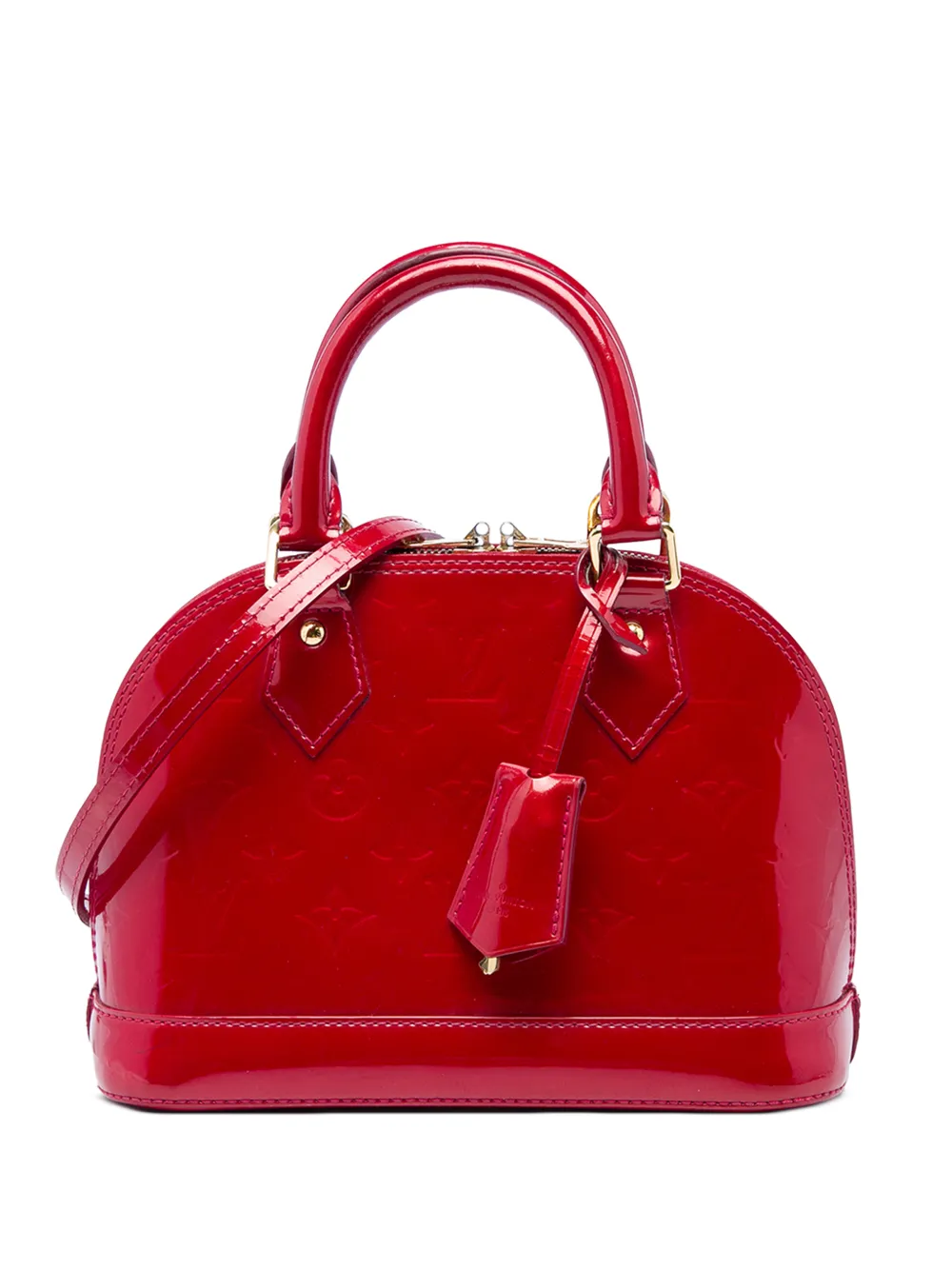 Louis Vuitton Pre-Owned 2013 Monogram Vernis Alma BB satchel - Rot