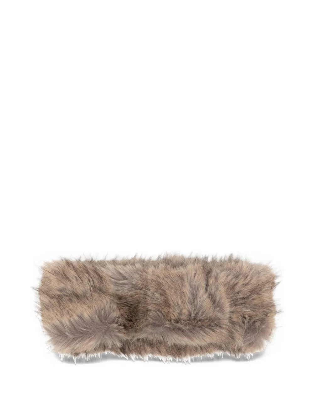STAND STUDIO Zephyra faux-fur headband Beige