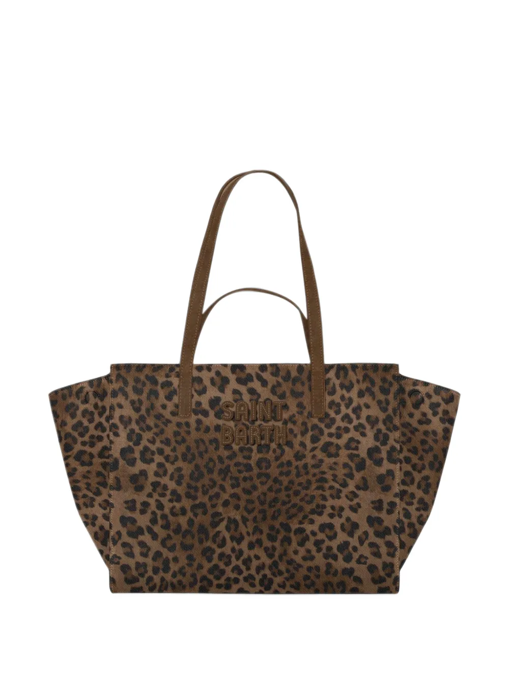 MC2 Saint Barth medium Jour leopard-print tote bag Bruin
