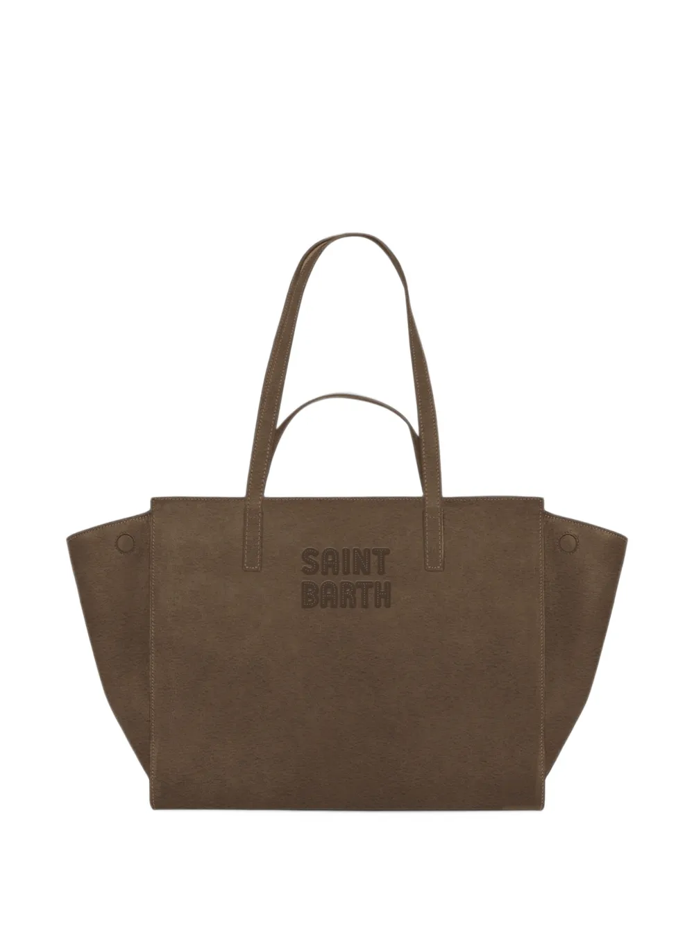 MC2 Saint Barth medium Jour suede tote bag Bruin