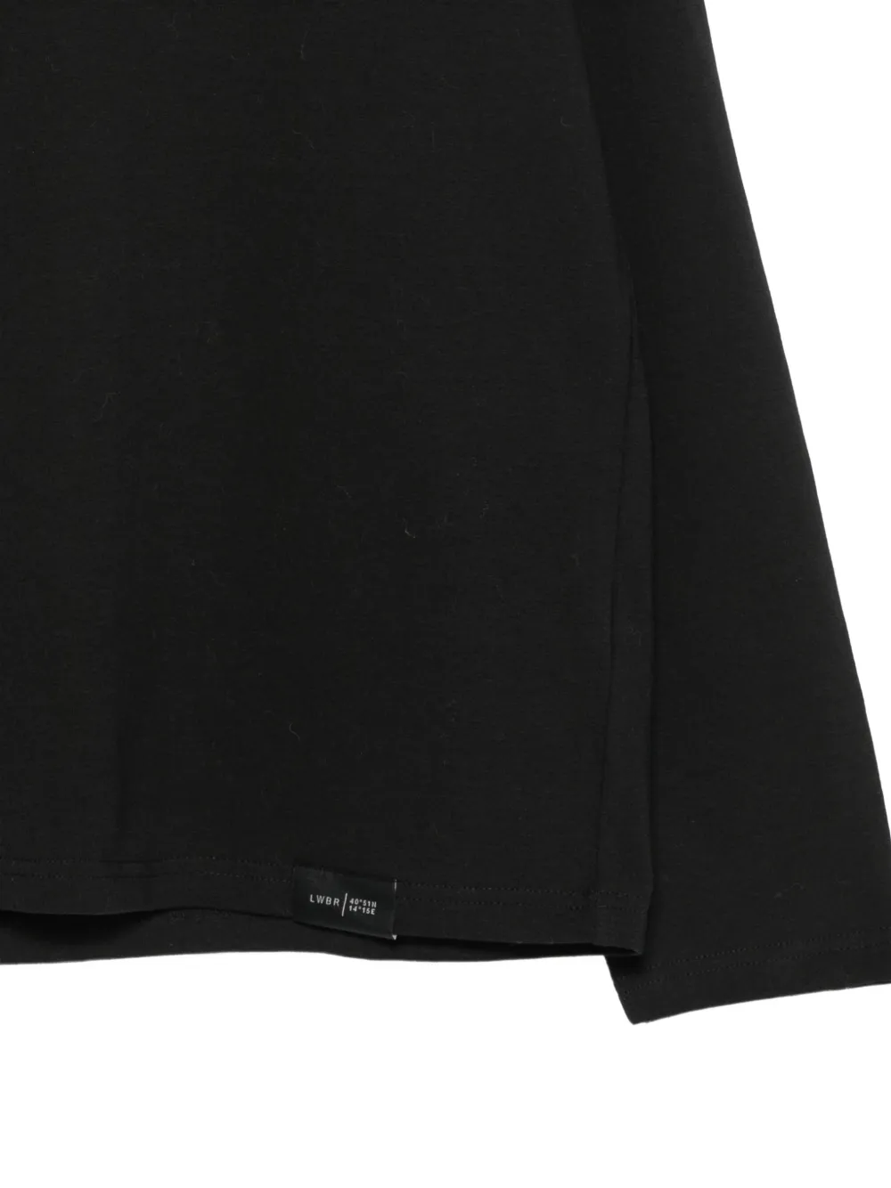 Low Brand long-sleeve cotton T-shirt Zwart