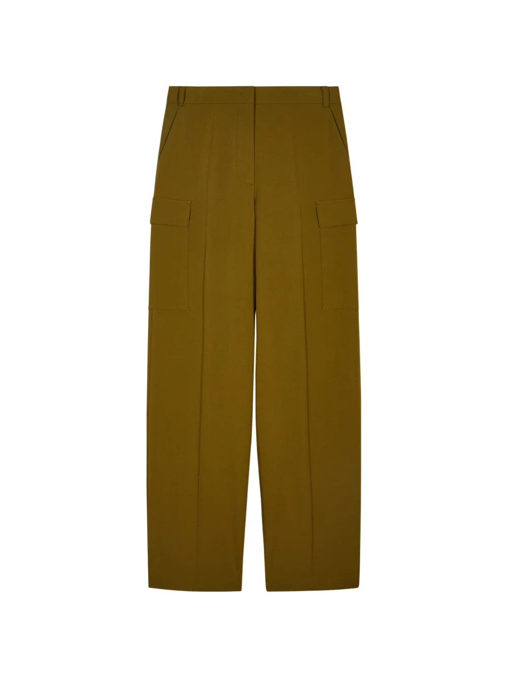 Patrizia Pepe straight-leg cargo pants Groen