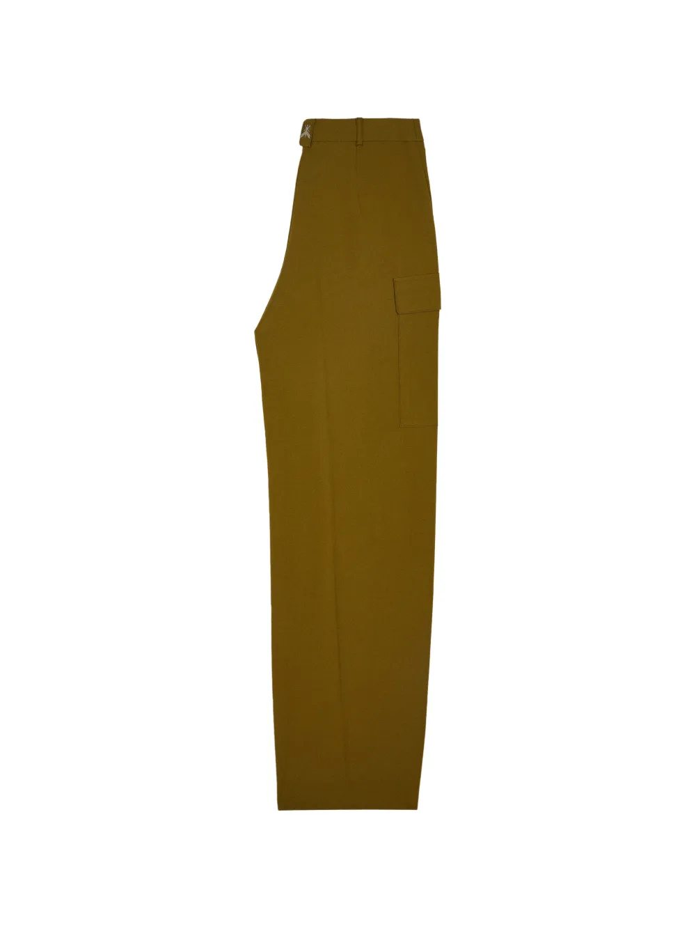 Patrizia Pepe straight-leg cargo pants Groen