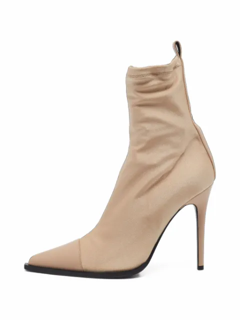 AMIRI cap-toe sock-style ankle boots