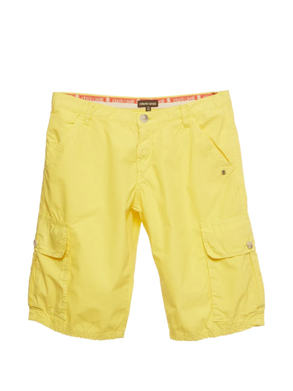 Roberto Cavalli Vintage cotton cargo bermuda shorts - Jaune