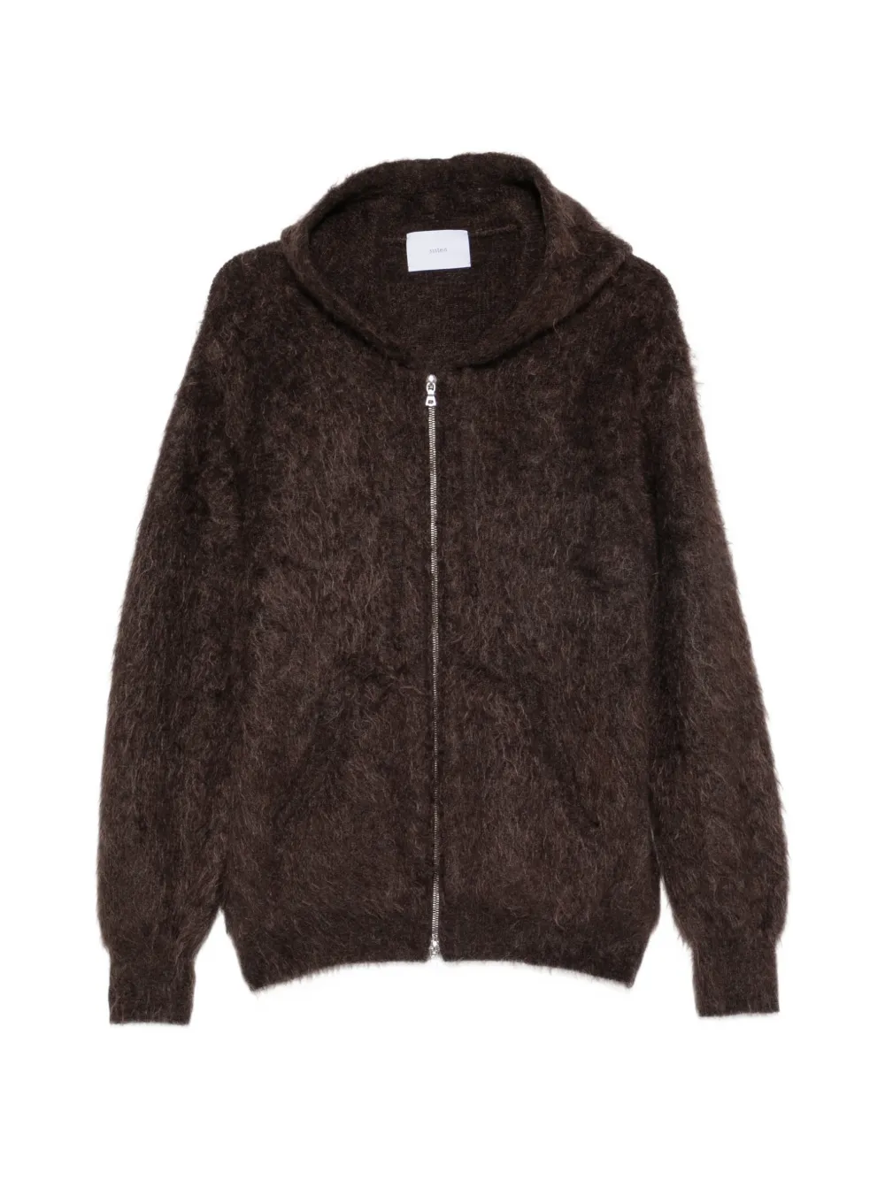 ssstein brushed-knit cardigan - Marrone