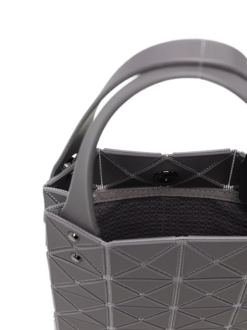Bao Issey Miyake Lucent geometric-panel tote bag Grijs