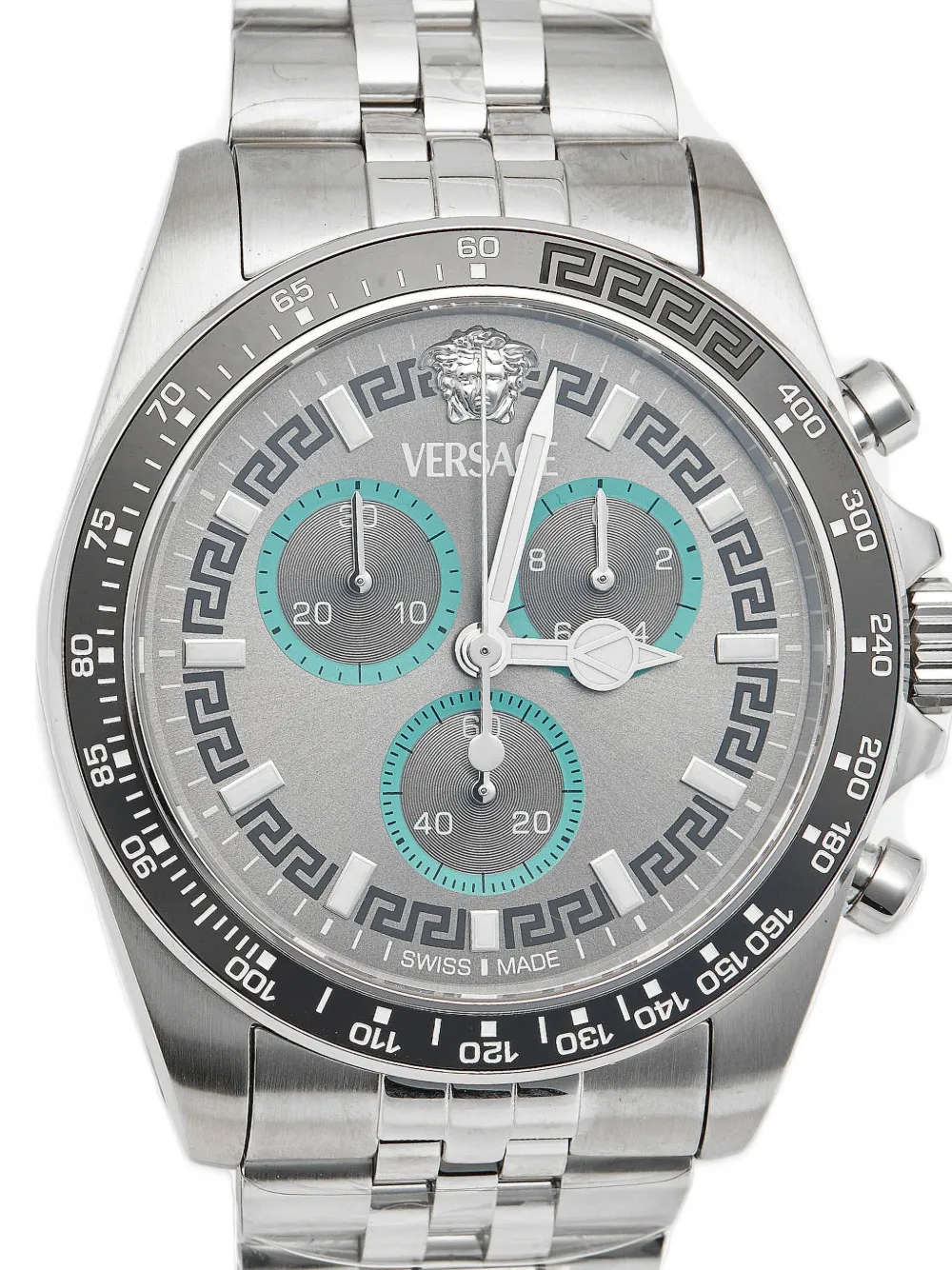 Versace Pre-Owned Greca 43mm watch - Grigio