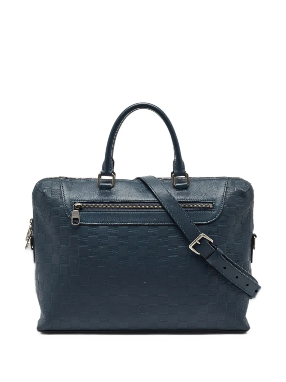 Louis Vuitton Pre-Owned 2016 large Jour Cosmos Damier Infini messenger bag - Blu