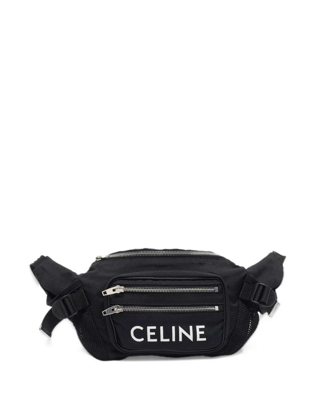 Celine Pre-Owned 2021 Trekking logo-print belt bag - Nero