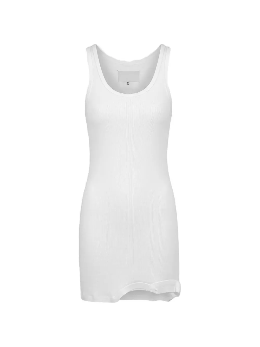 Maison Margiela Taped Rib mini dress - Weiß