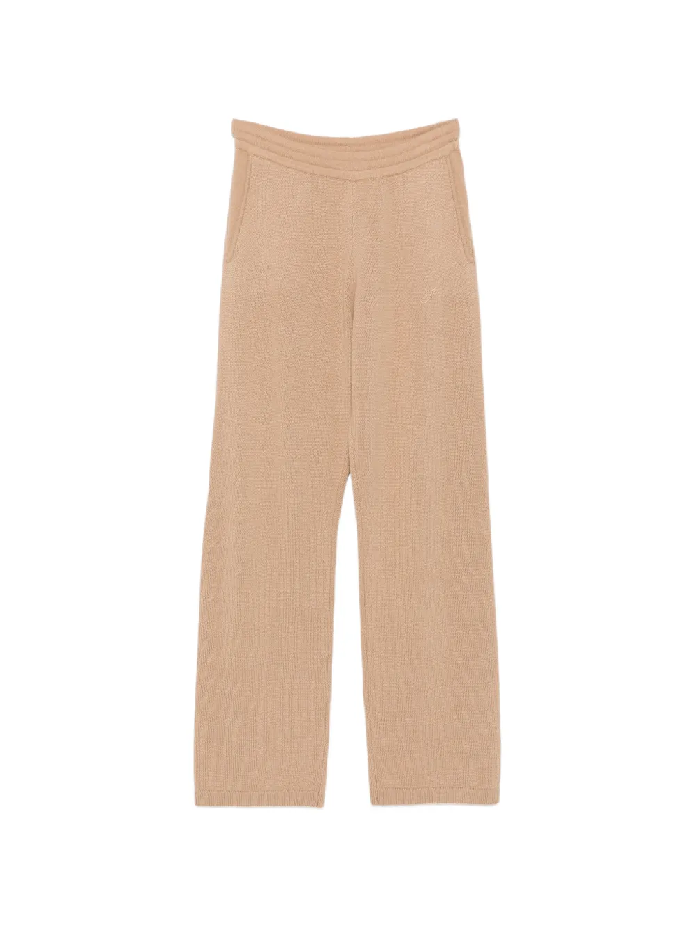 Sporty & Rich Ivana logo-embroidered track pants - Toni neutri