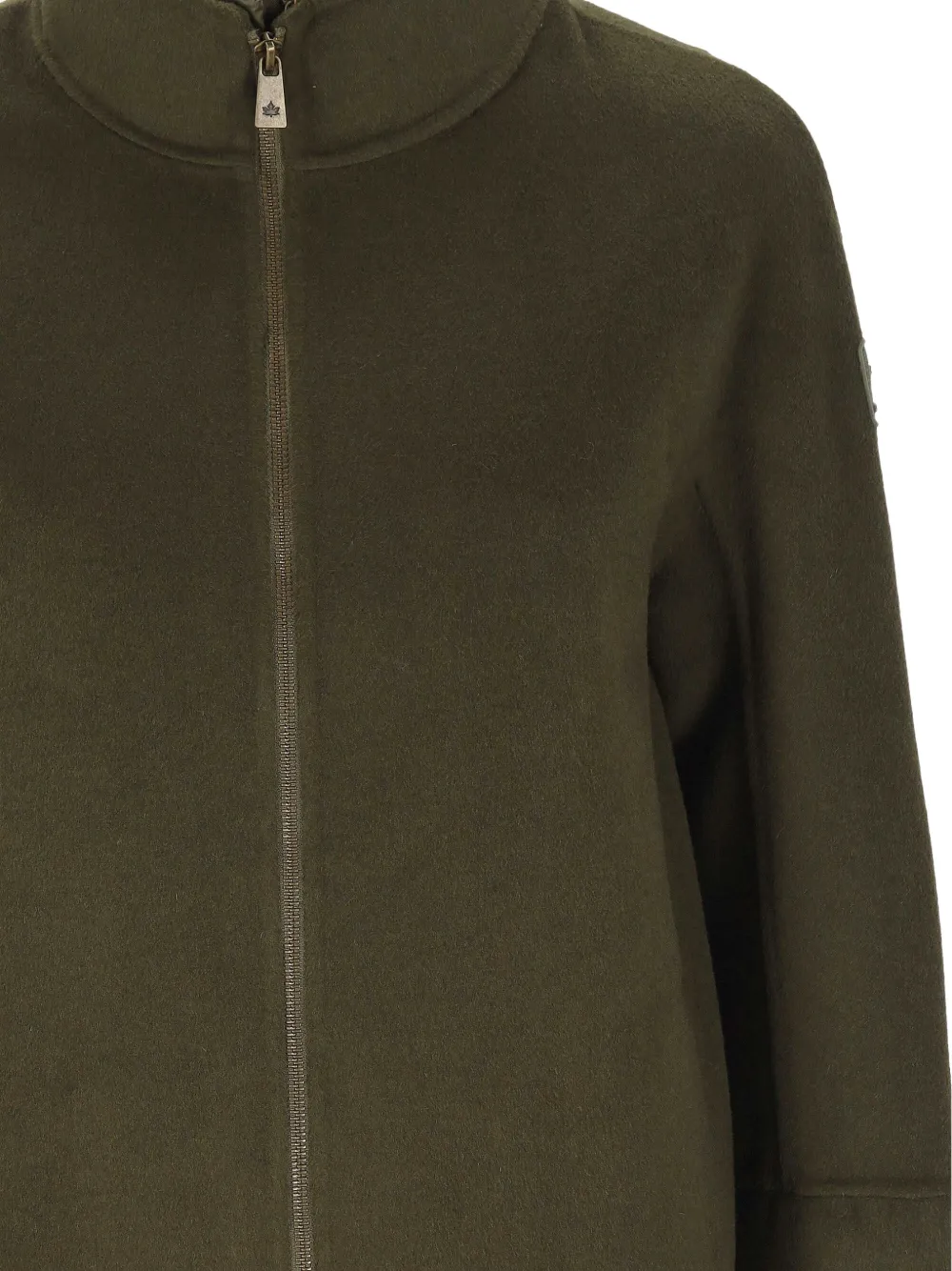 Canadian high-neck zip-up jacket Groen