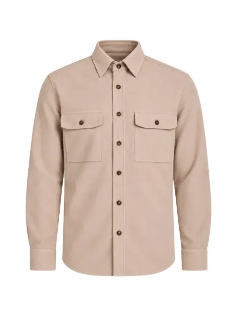 Brioni military-style shirt