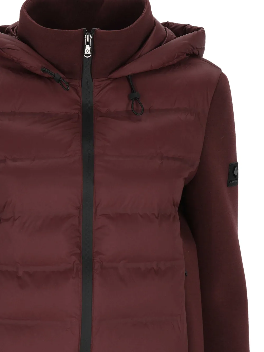 Canadian Yamaska quilted hooded jacket Rood