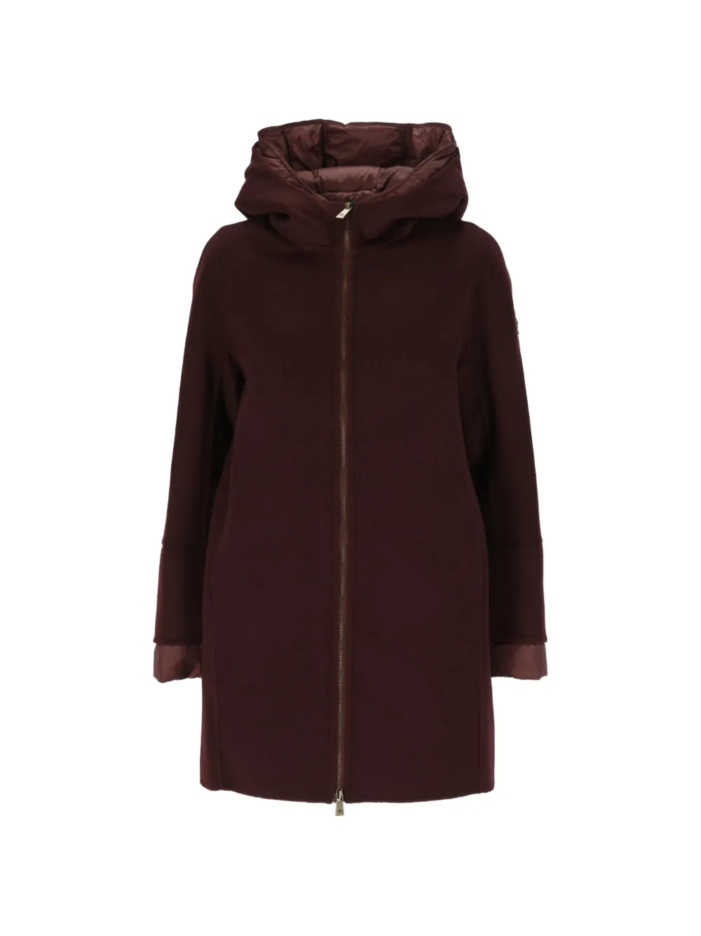 Canadian hooded zip-up coat Rood