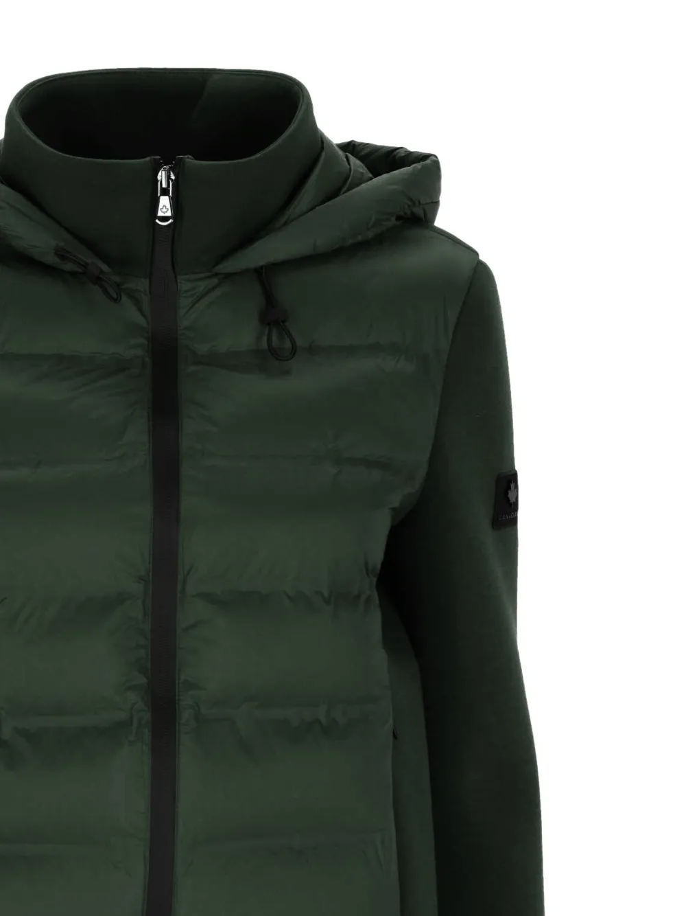 Canadian Yamaska quilted hooded jacket Groen