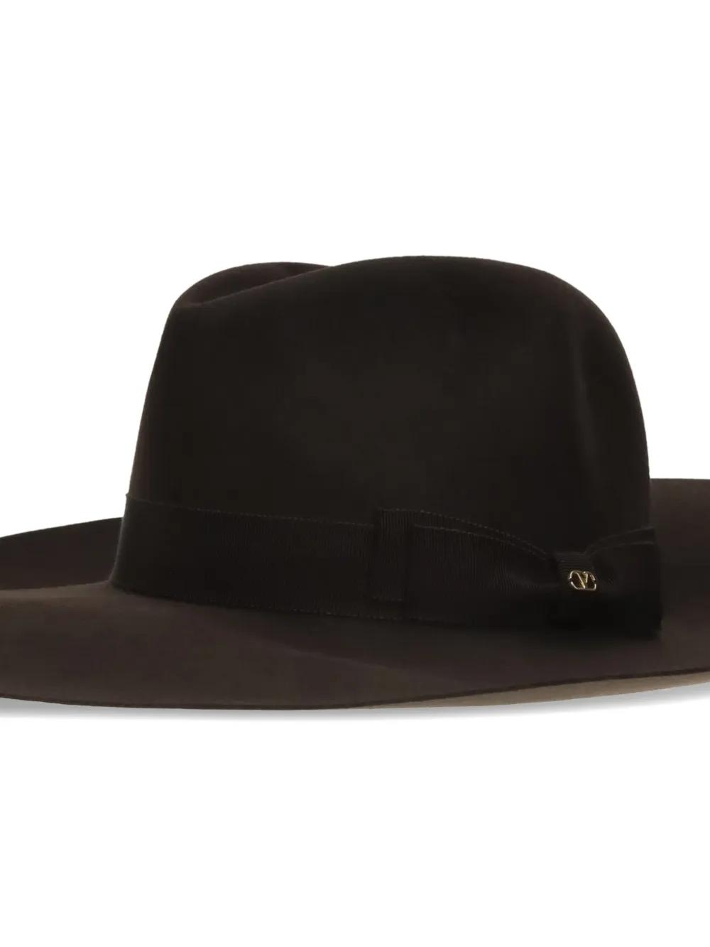 Valentino Garavani VLogo Signature fedora hat Bruin