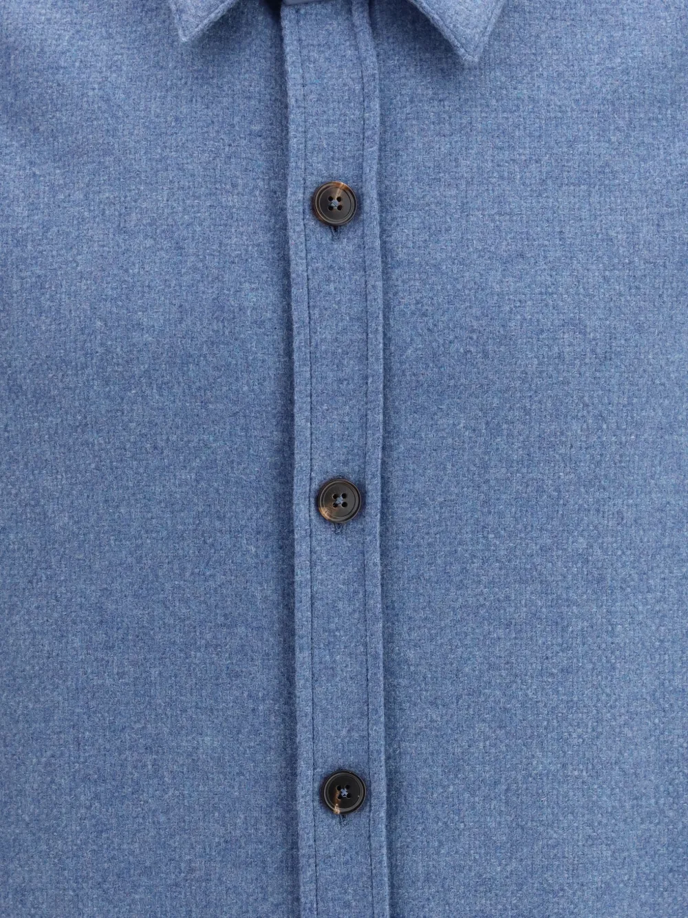 Zegna Button-up shirtjack Blauw
