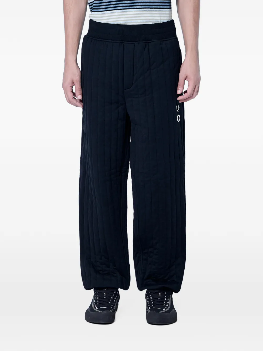 Fred Perry quilted track pants - Nero