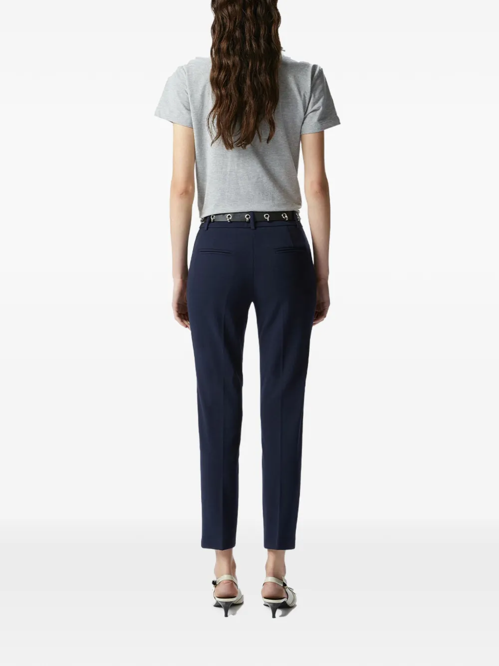 PINKO elasticated-waist trousers Blauw