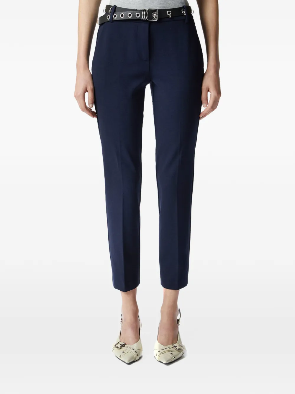 PINKO elasticated-waist trousers Blauw