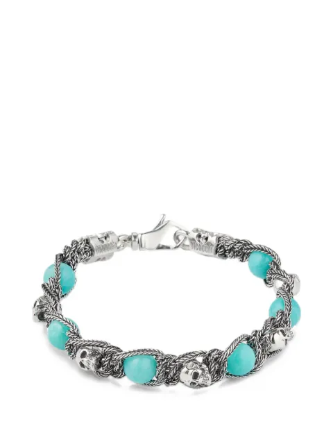 Emanuele Bicocchi skull-bead bracelet