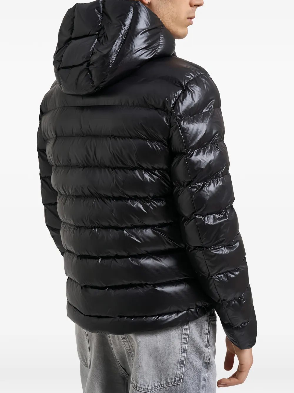 Blauer hooded padded jacket Zwart
