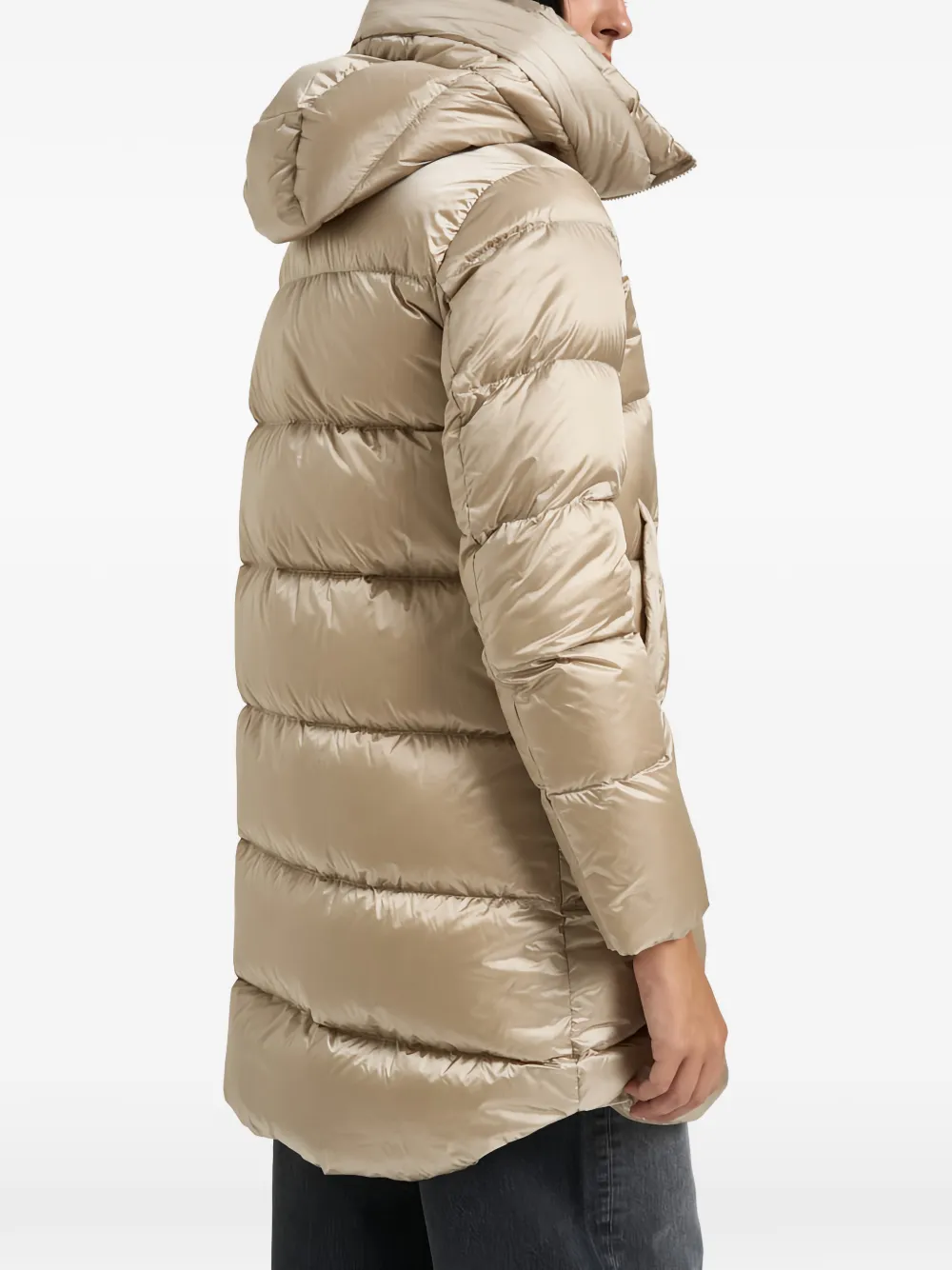 bomboogie Geneva hooded padded coat Goud
