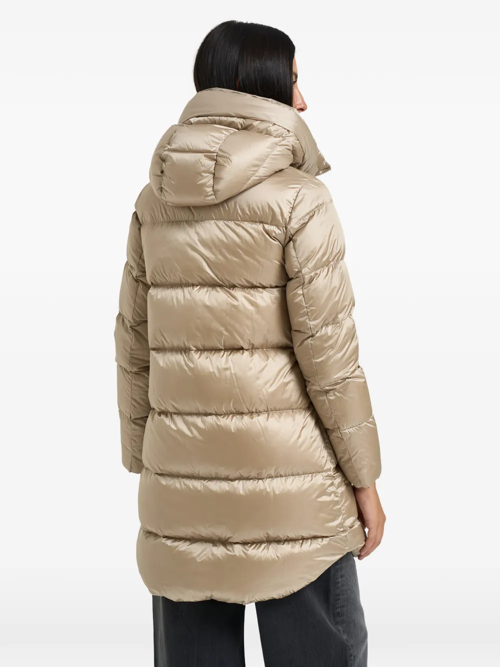 bomboogie Geneva hooded padded coat Goud