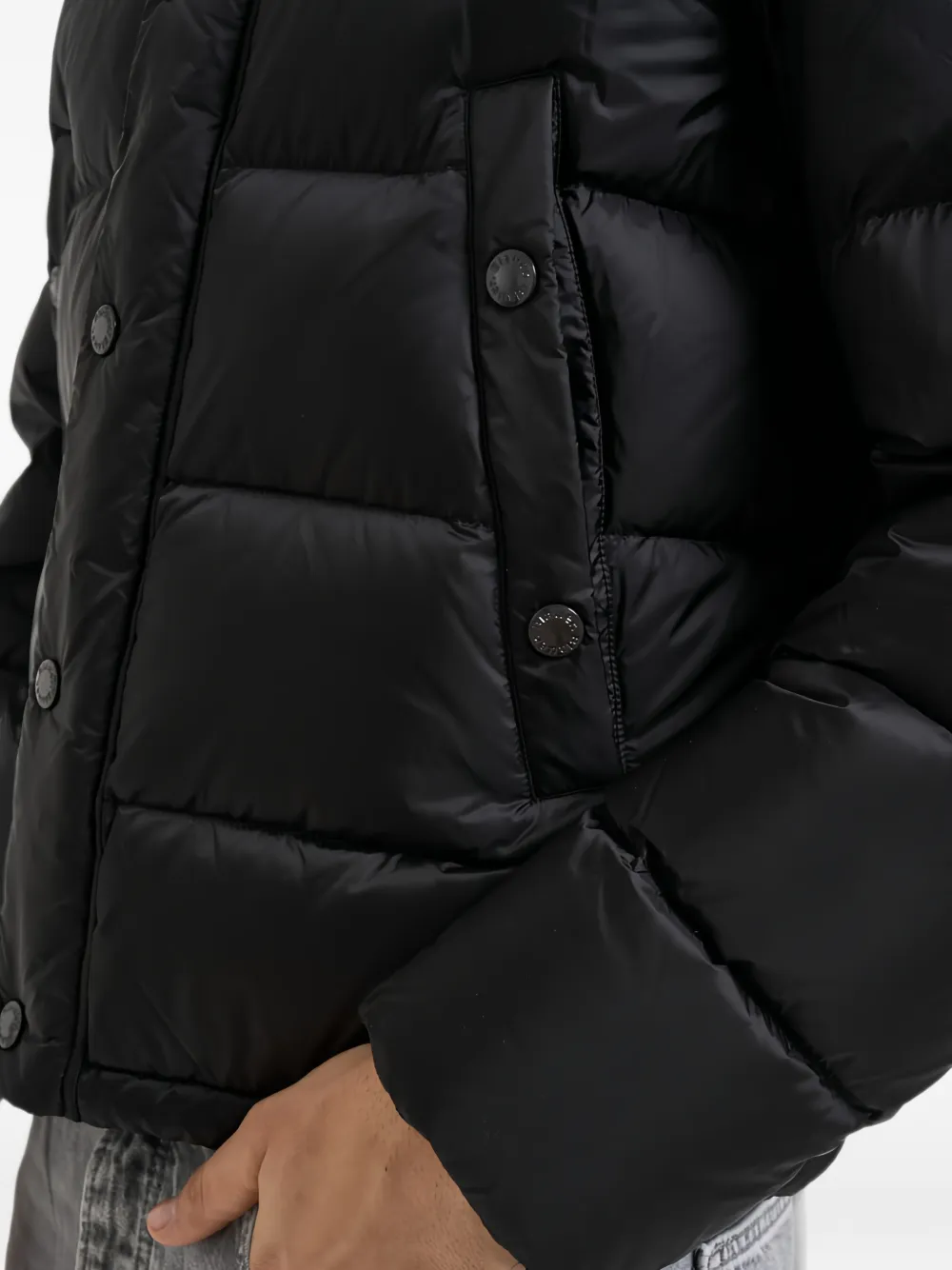 Blauer Clipper padded jacket Zwart