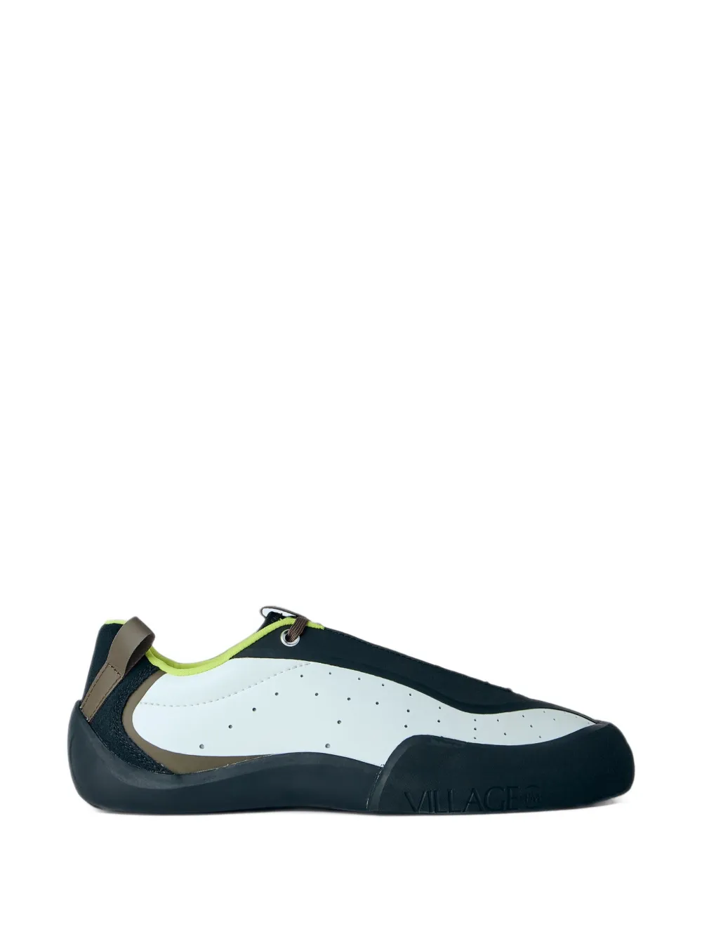 Village PM perforated-detail sneakers - Bianco