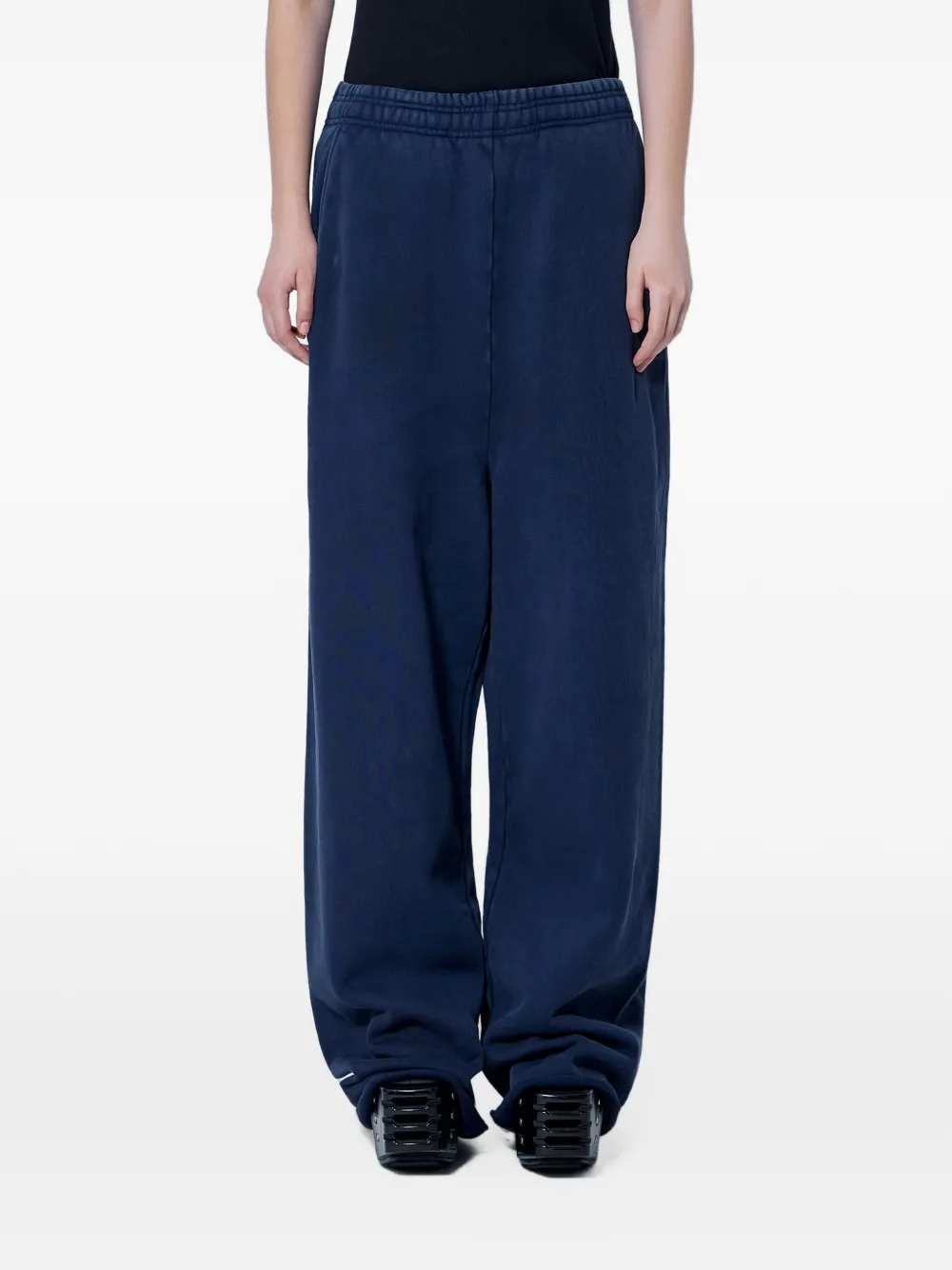 ENTIRE STUDIOS elasticated wide-leg track pants Blauw