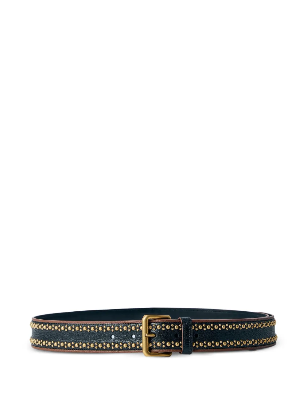Miu Miu leather belt - Nero