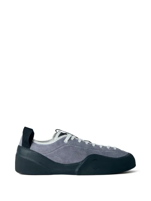 Village PM suede-panel sneakers