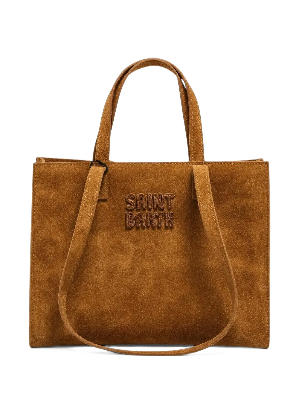 MC2 Saint Barth Joba suede tote bag Bruin