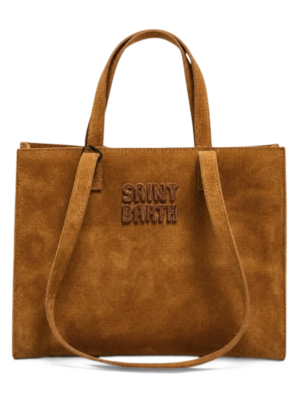 MC2 Saint Barth Joba suede tote bag Bruin