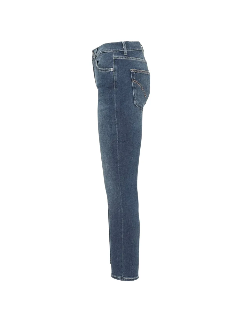 DONDUP slim-fit five-pocket jeans Blauw
