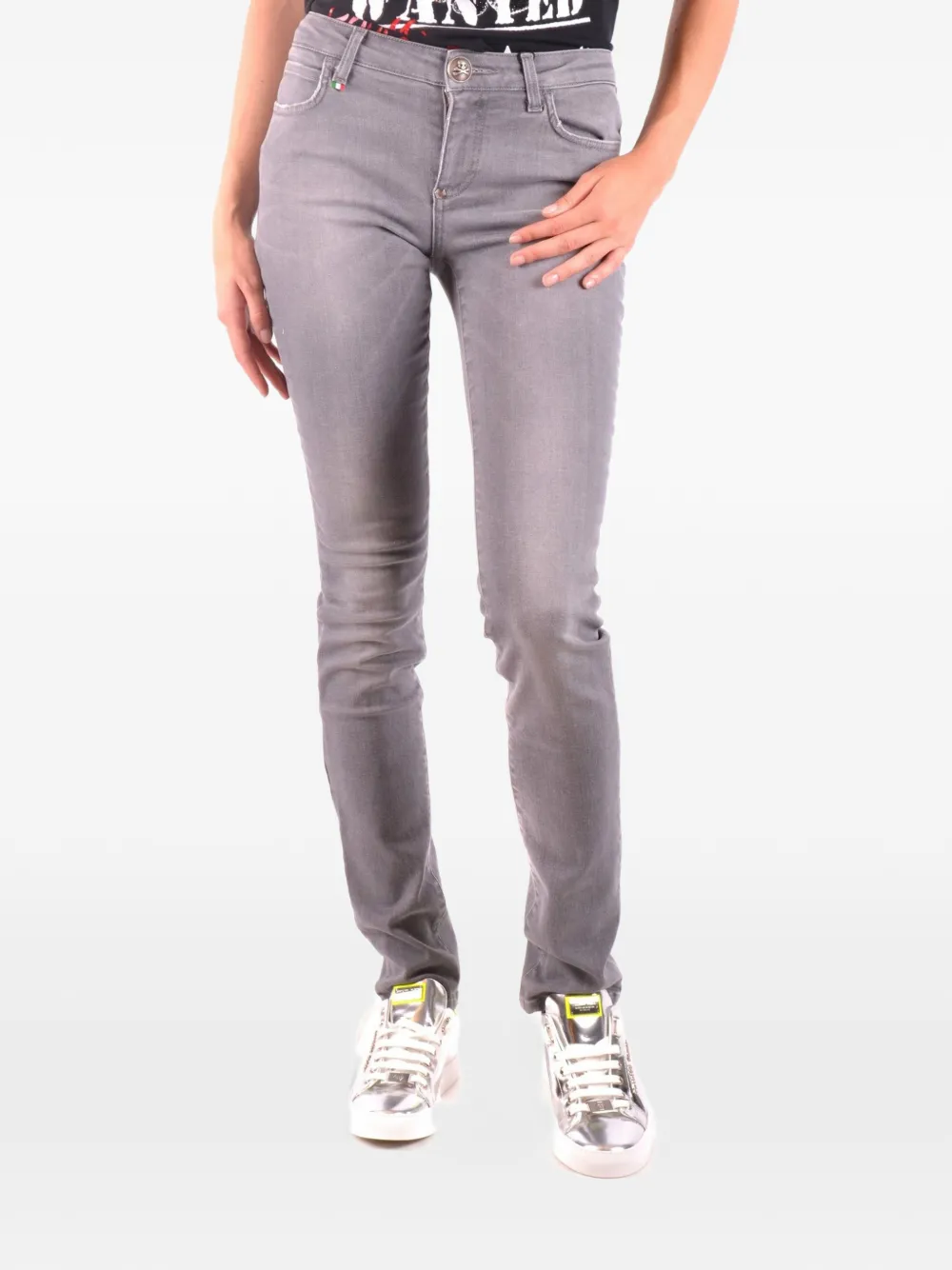 Philipp Plein slim-fit jeans Grijs