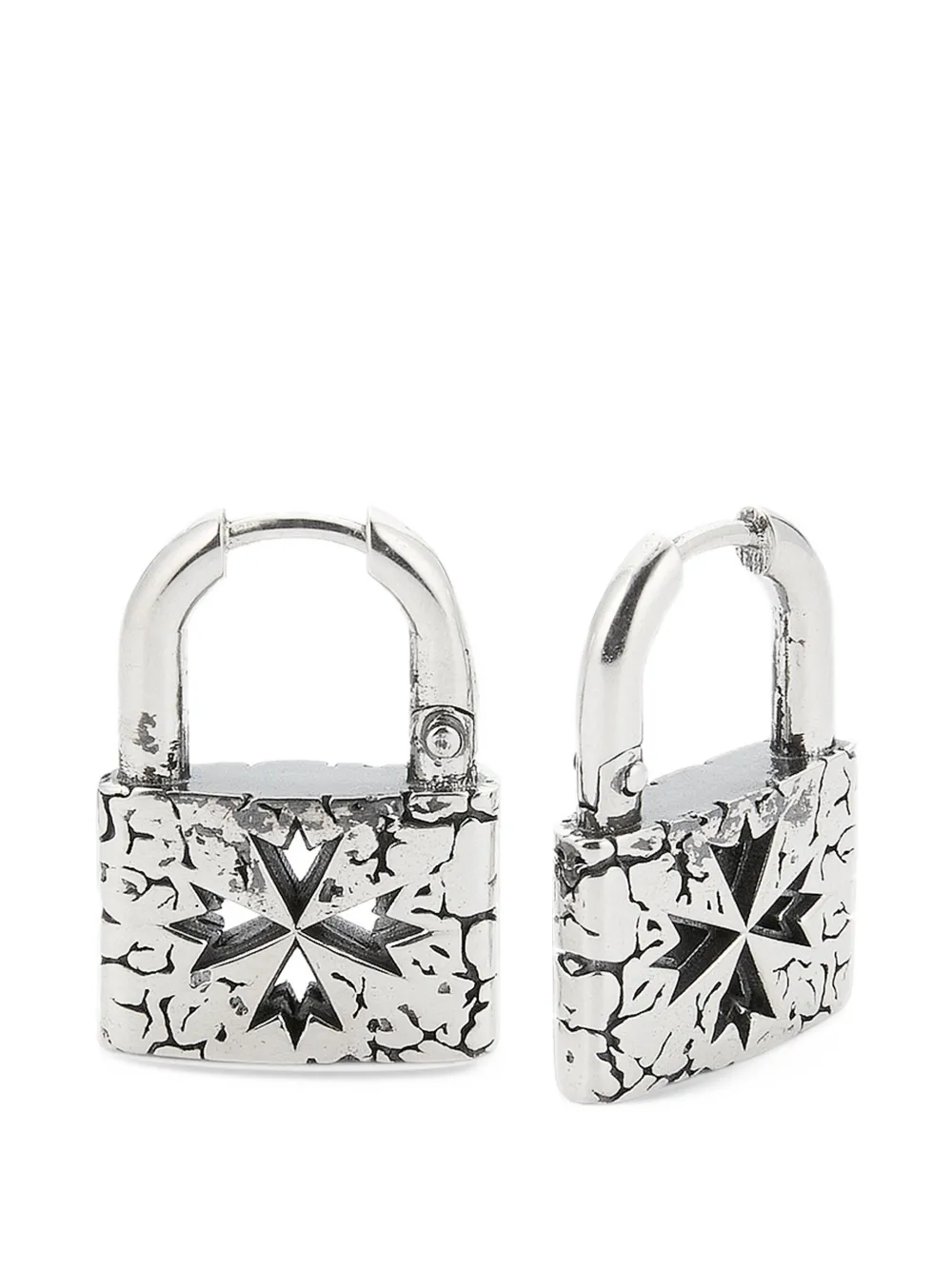 Emanuele Bicocchi Orecchini Logo Lock - Argento