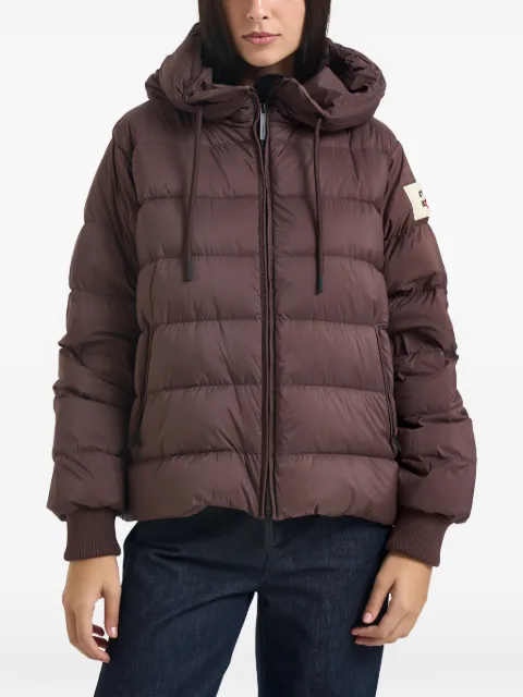 AFTER LABEL quilted hooded coat