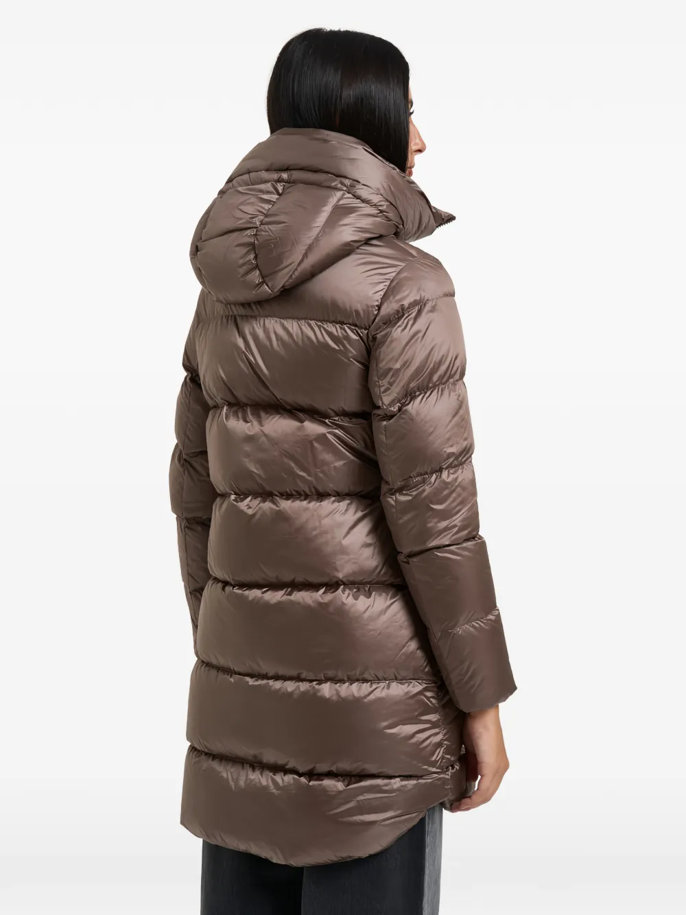 bomboogie Geneva hooded coat Bruin