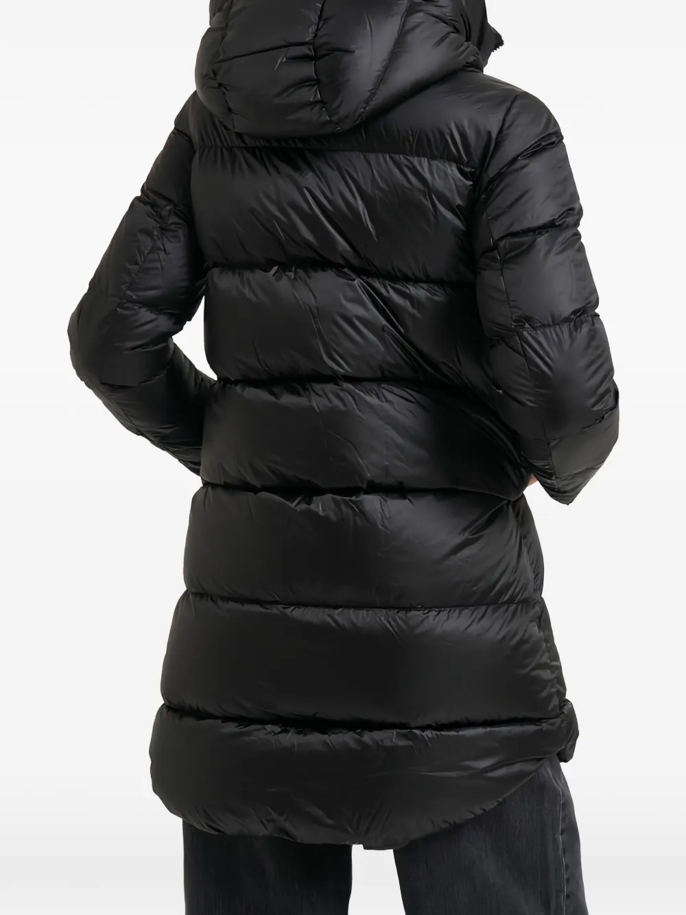 bomboogie Geneva hooded coat Zwart