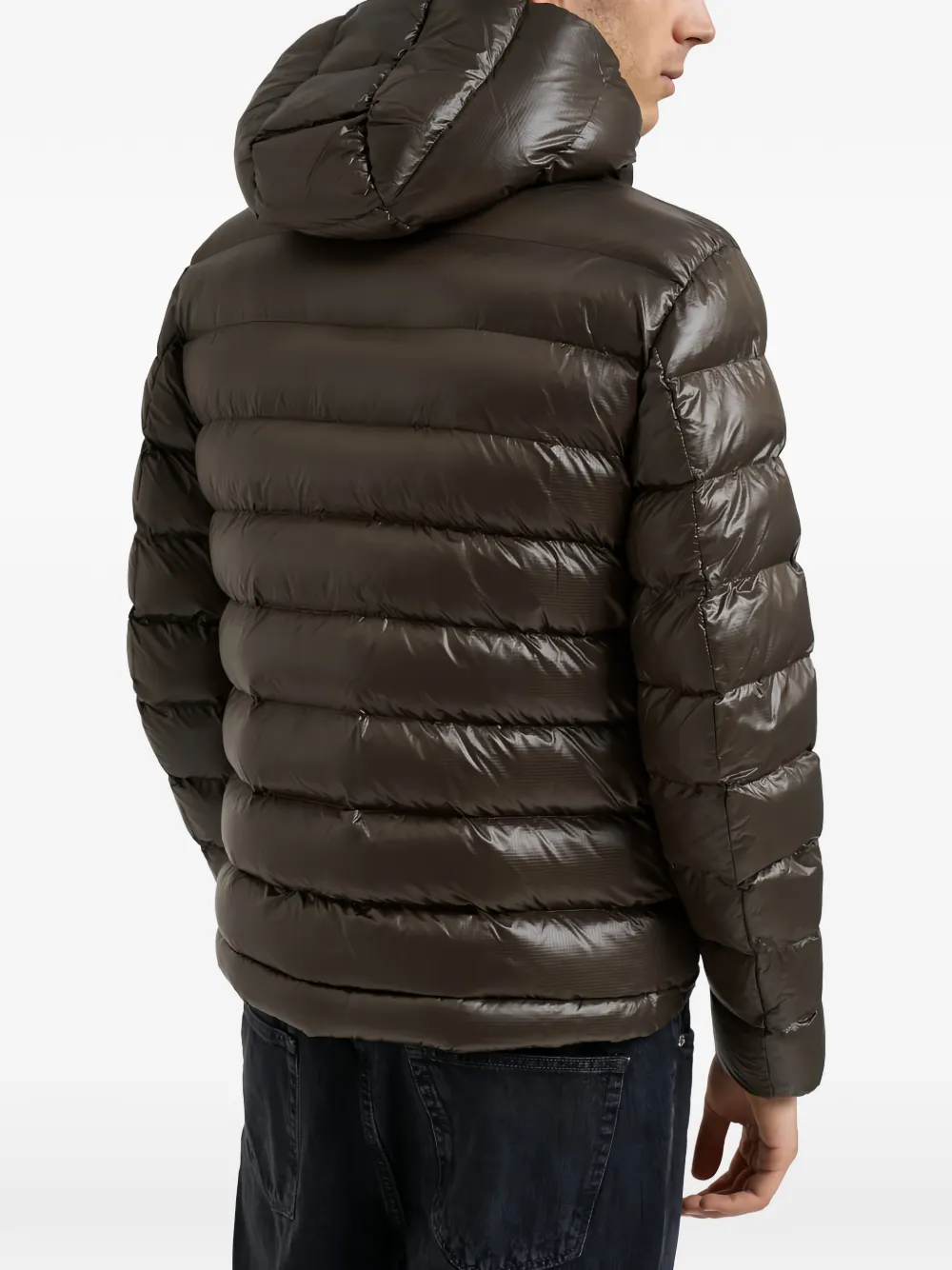 Blauer logo-patch padded jacket Bruin