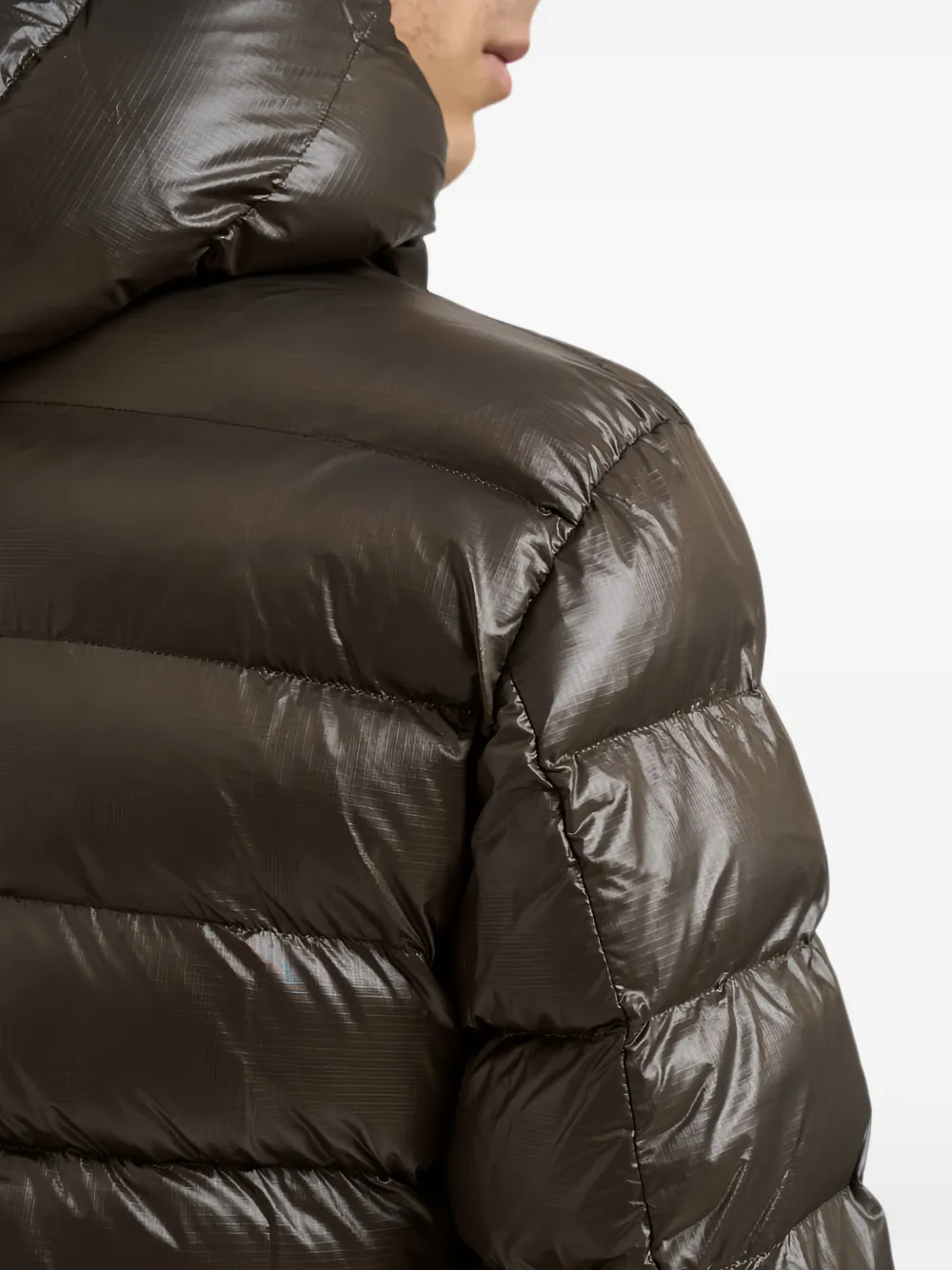 Blauer logo-patch padded jacket Bruin