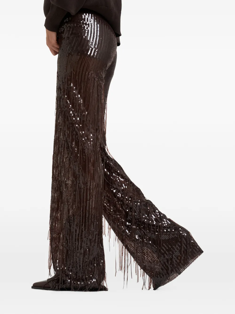 Federica Tosi sequin-embellished trousers Bruin